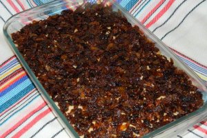 Fasole mixata cu ceapa caramelizata