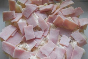 Salata de paste, cu sunca si maioneza