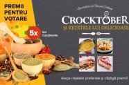 VOTEAZA retetele inscrise la concursul "Crocktober si retetele lui delicioase" si castiga PREMII
