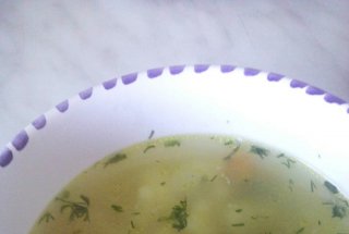 Ciorba de conopida cu galuste de faina