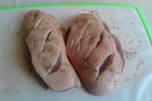 Piept de rata cu legume de toamna