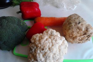 Piept de rata cu legume de toamna
