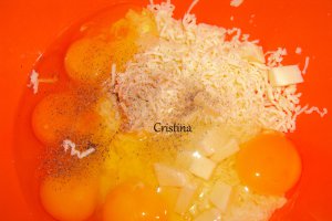 Aperitiv choux cu omleta