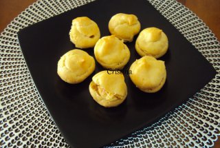 Aperitiv choux cu omleta