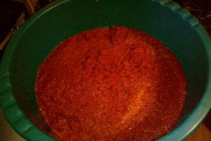 Dulceata de ardei iute cu ardei capia