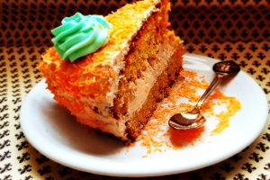 Desert carrot cake