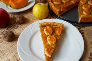 Desert tarta cu mere si dovleac copt