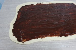 Desert spirale cu ciocolata si nuca
