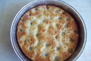 Desert clafoutis cu struguri