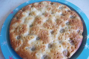 Desert clafoutis cu struguri