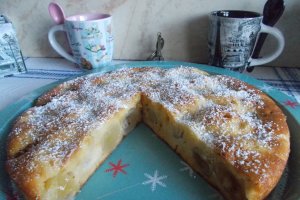 Desert clafoutis cu struguri
