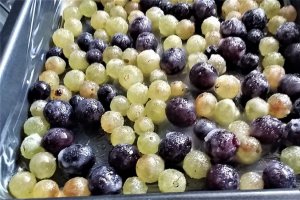 Desert clafoutis cu struguri