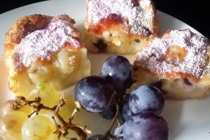 Desert clafoutis cu struguri