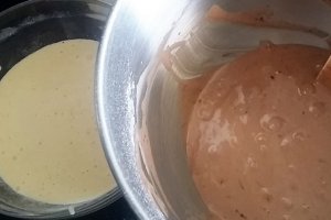 Desert muffins cu ciocolata si vanilie