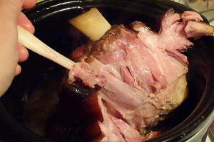 Ciolan afumat la cioroiul Crock-Pot
