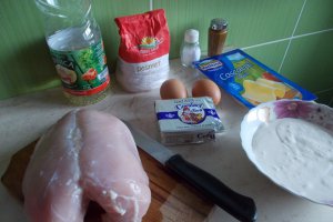 Gratin de piept de pui