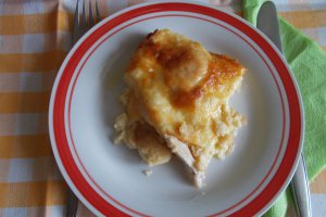 Gratin de piept de pui