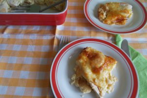 Gratin de piept de pui