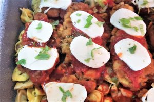Pollo alla parmigiana - pui cu parmezan