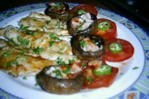 Tigaie cu piept de pui si ciuperci