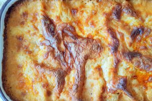 Lasagna cu carne de pui si ciuperci