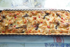 Tarta cu pui si ghebe
