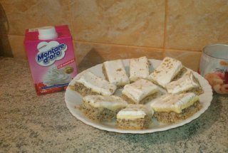 Prăjitură cu cremă de mascarpone