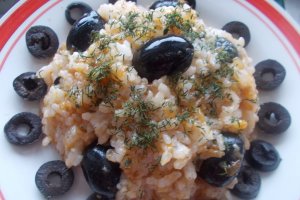 Pilaf cu masline