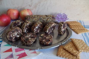 Desert salam de biscuiti, de post