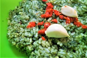Arancini cu orez, spanac si surimi - chiftelute de orez Mihaela