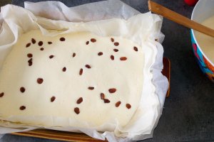 Desert placinta cu crema de branza (fromage blanc)