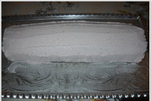 Rulada cu crema de capsuni