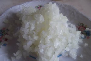 Salata din icre de crap, cu gris