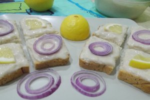 Salata din icre de crap, cu gris