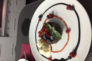 Desert lava cake