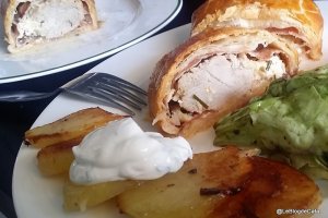 Muschiulet de porc in aluat foietaj