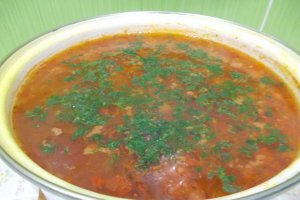 Supa de rosii cu legume