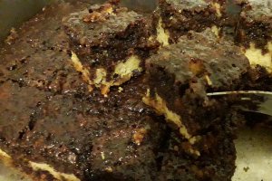 Desert fantezie de iarna cu ciocolata si alune de padure