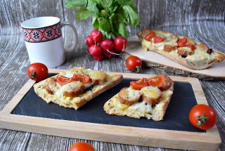 Aperitiv baghete umplute la cuptor