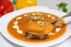 Supa crema de legume coapte