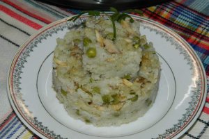 Orez cu mazare si pui la slow cooker Crock-Pot