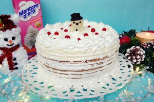 Tort cu trei blaturi si trei creme