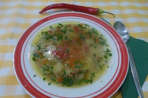 Supa de post, cu legume si chimen