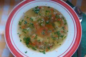 Supa de post, cu legume si chimen