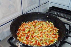 Orez cu legume la tigaia wok