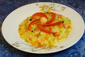 Orez cu legume la tigaia wok