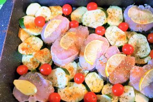 Salau cu zucchini