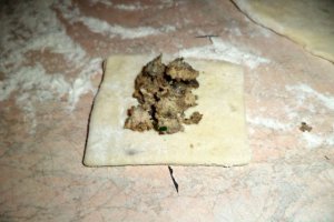 Gomboti cu carne si ciuperci brune