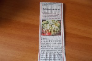 Salata de ardei copti cu dovlecei