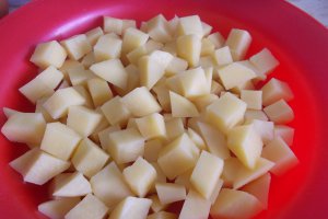 Supa de legume, cu galuste de gris